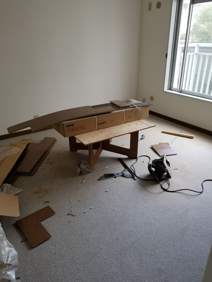 久々フローリング