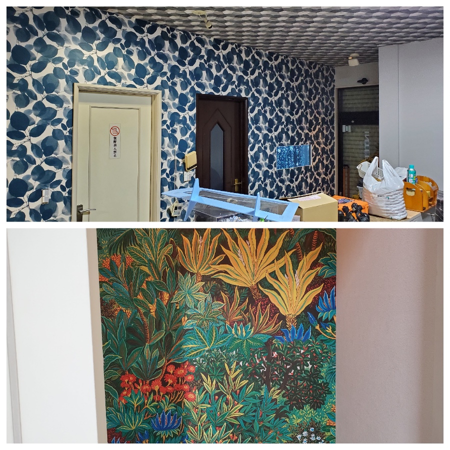 事務所改装工事中