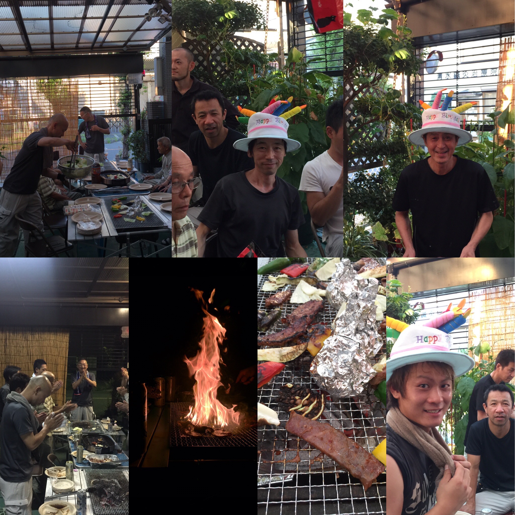 8月職方ミーティングとバーベキュー